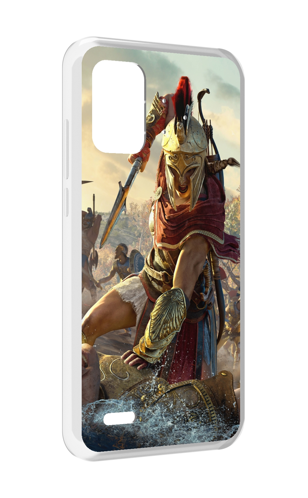 

Чехол MyPads Assassin's Creed Odyssey Kassandra мужской для UMIDIGI Bison Pro, Прозрачный, Tocco