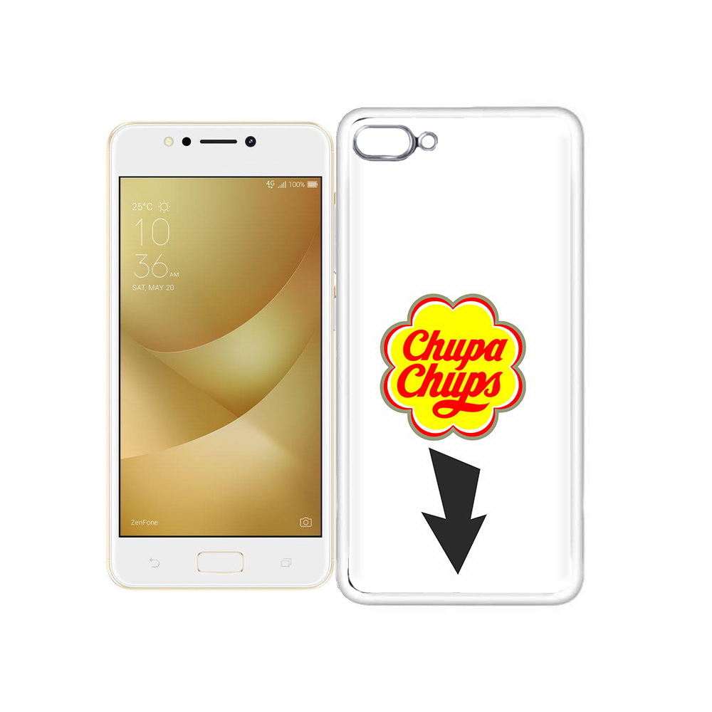 

Чехол MyPads Tocco для Asus ZenFone 4 Max чупа чупс, Прозрачный, Tocco