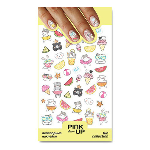 

Наклейки для ногтей Pink Up Fun 869