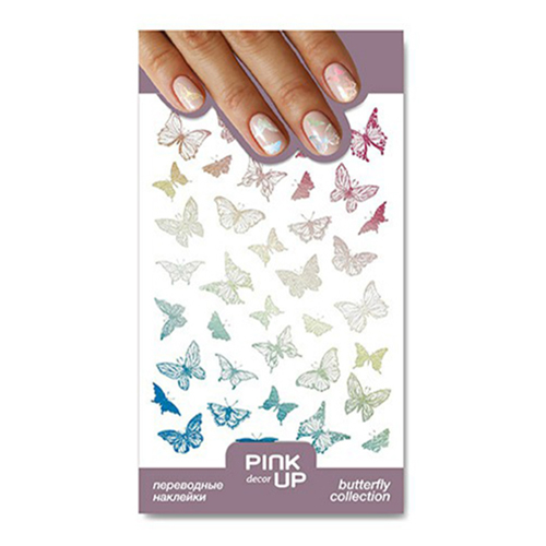 

Наклейки для ногтей Pink Up Butterfly 856