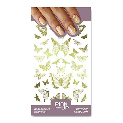 

Наклейки для ногтей Pink Up Butterfly 854