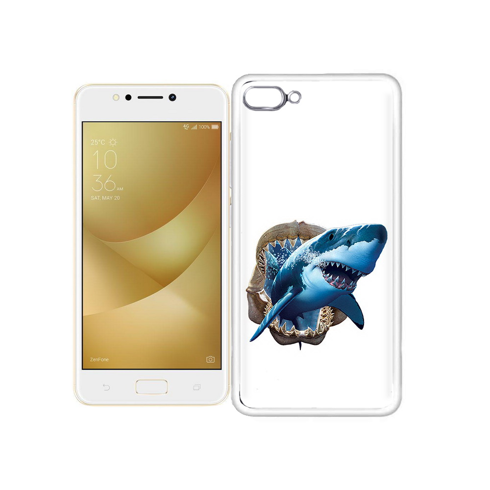 

Чехол MyPads Tocco для Asus ZenFone 4 Max челюсти, Прозрачный, Tocco