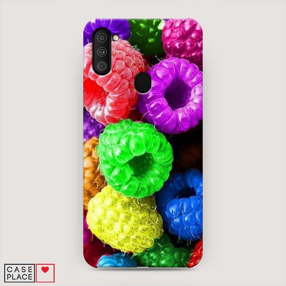 

Пластиковый чехол "Разноцветная малина" на Samsung Galaxy M11, 2100620-7