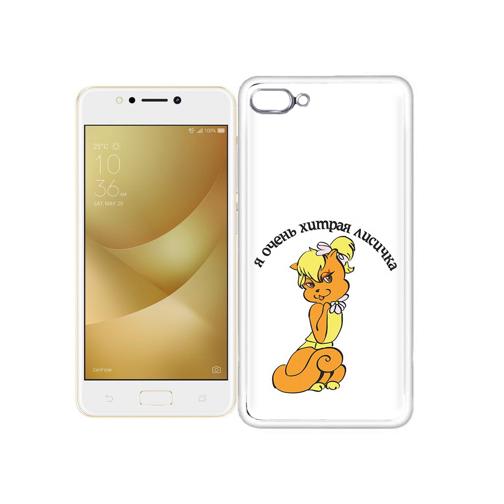 Чехол MyPads Tocco для Asus ZenFone 4 Max хитрая лиса