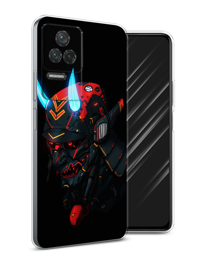 

Чехол Awog на Poco F4/Redmi K40S "Неоновый самурай", Разноцветный, 314650-6