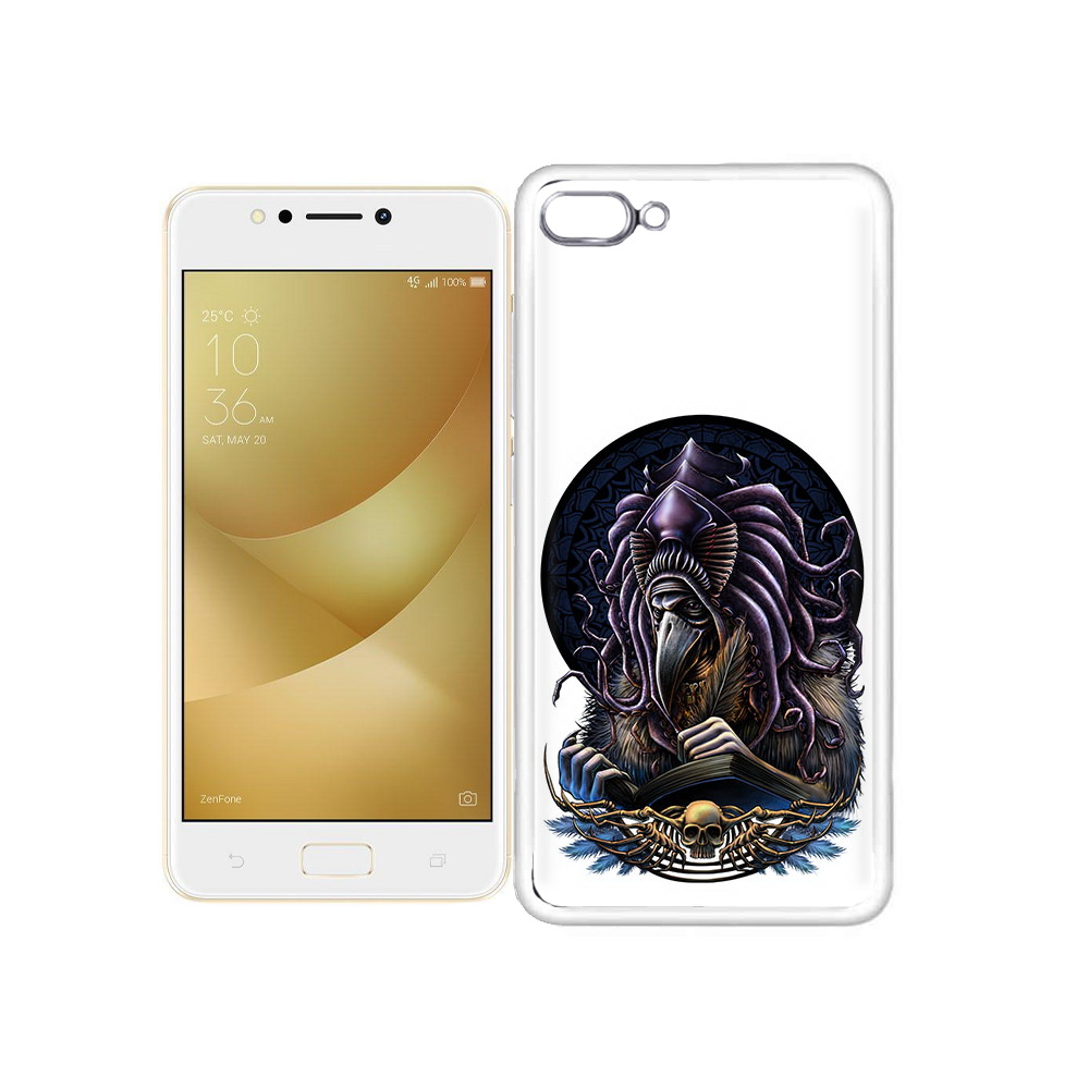 

Чехол MyPads Tocco для Asus ZenFone 4 Max умный ворон, Прозрачный, Tocco