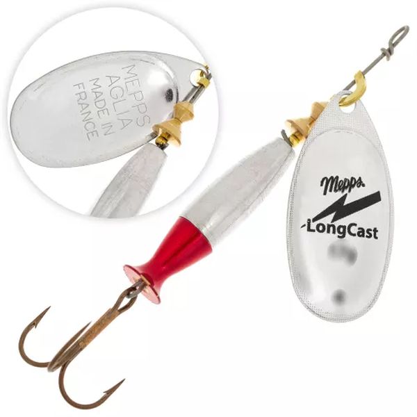 

Блесна Mepps Aglia Long Cast №5 24гр. #S, Серебристый, Aglia Long Cast