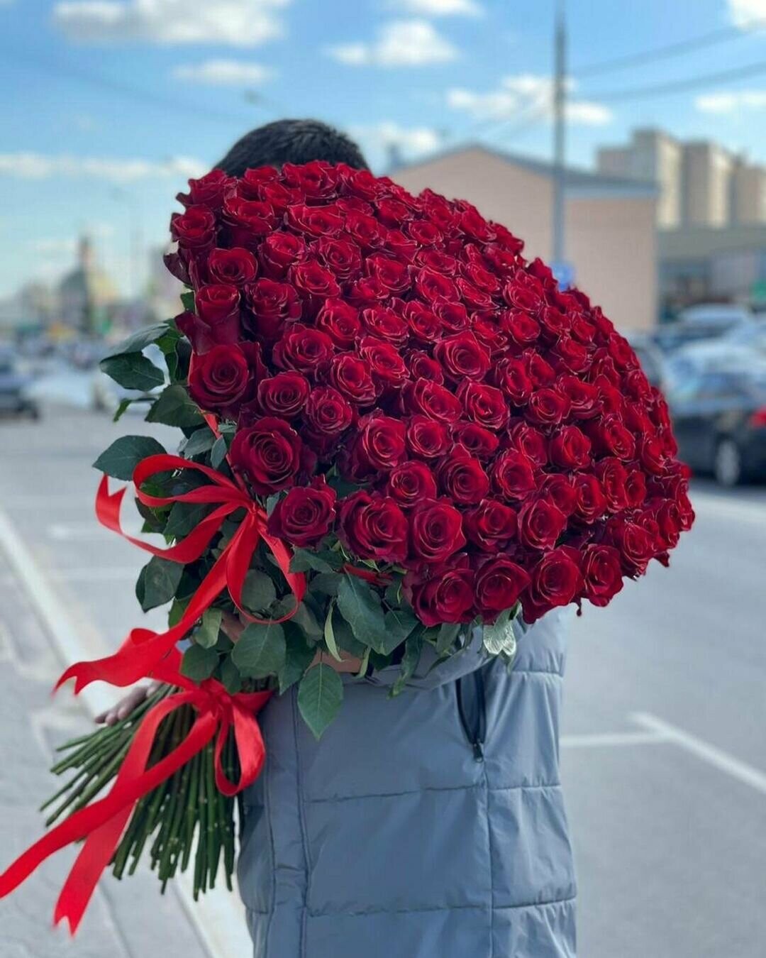 

Букет Розы длинные