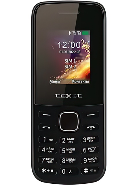 

Мобильный телефон Texet TM-117 Black