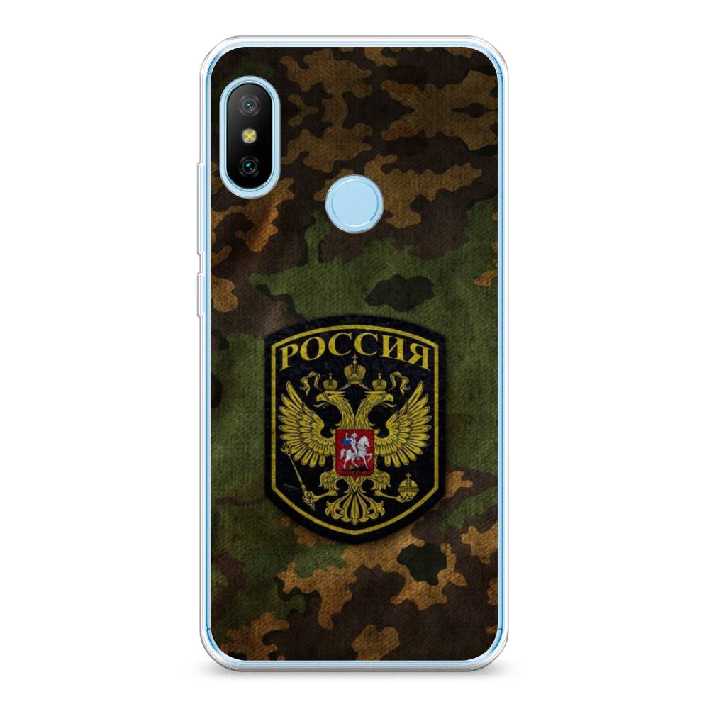 фото Силиконовый чехол "камуфляж 4" на xiaomi redmi 6 plus awog