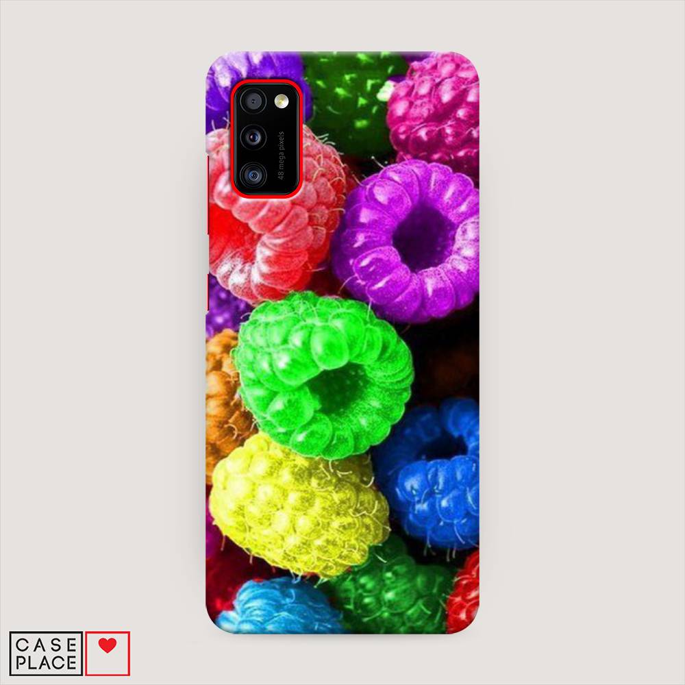 

Пластиковый чехол "Разноцветная малина" на Samsung Galaxy A41