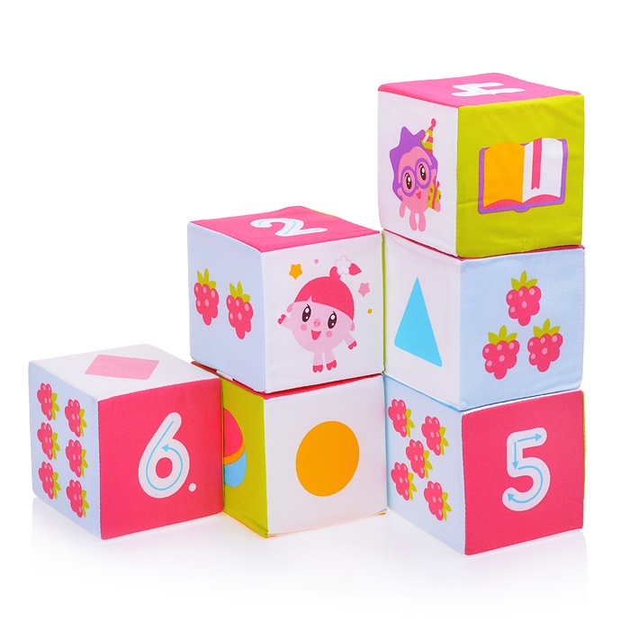 Купить Учим формы, Мякиши Мягкие кубики малышарики учим формы цвет и счет Мякиши Р92435,