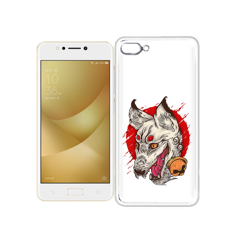 

Чехол MyPads Tocco для Asus ZenFone 4 Max страшная собака, Прозрачный, Tocco