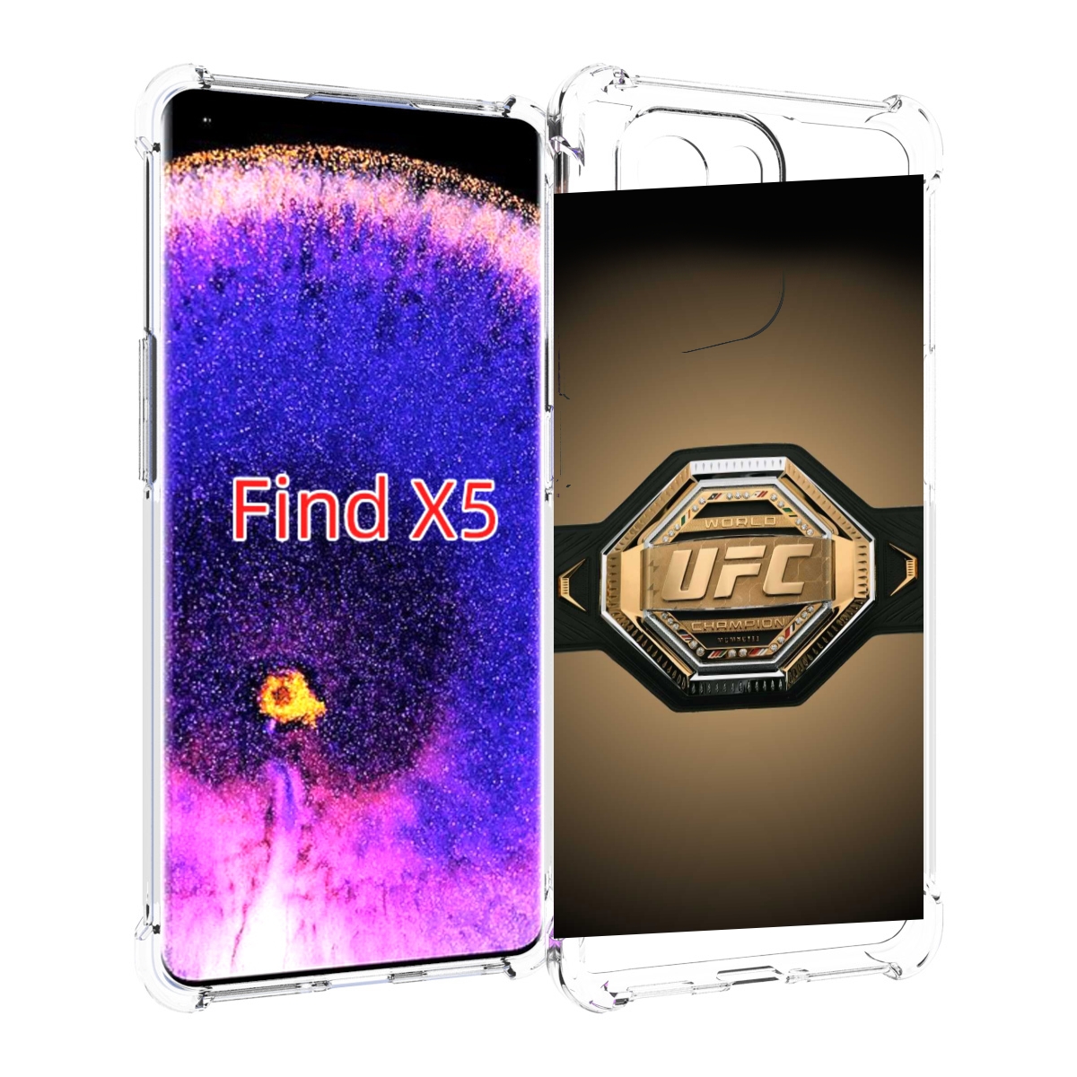 

Чехол MyPads UFC единоборства мужской для Oppo Find X5, Прозрачный, Tocco