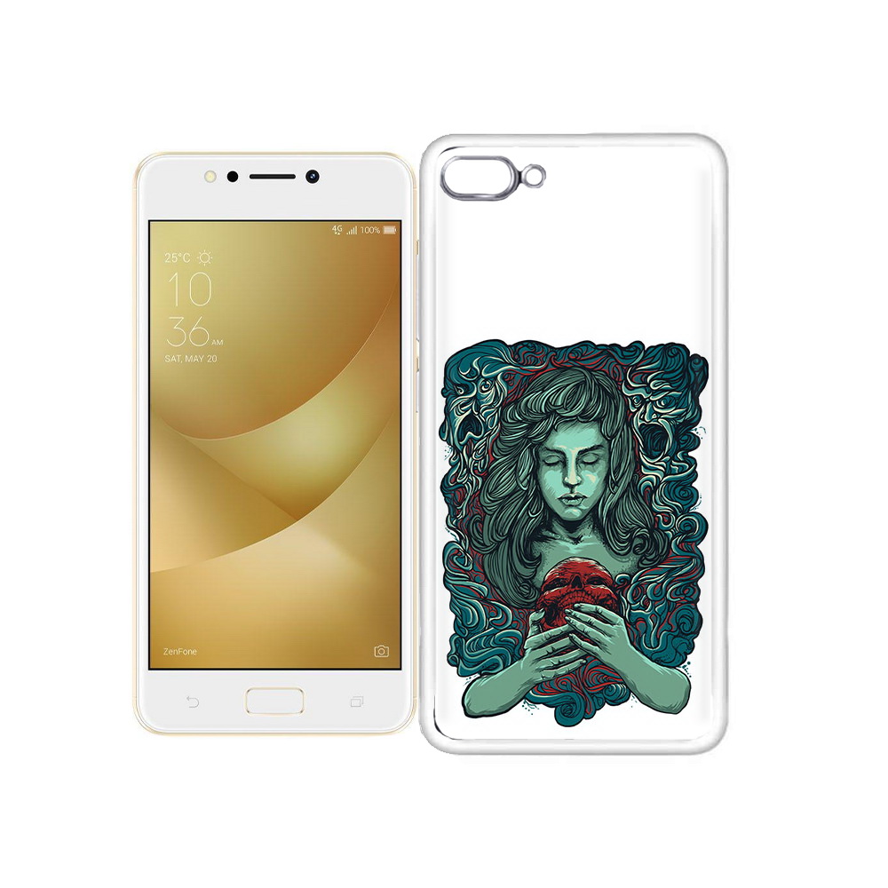 

Чехол MyPads Tocco для Asus ZenFone 4 Max спящая девушка, Прозрачный, Tocco