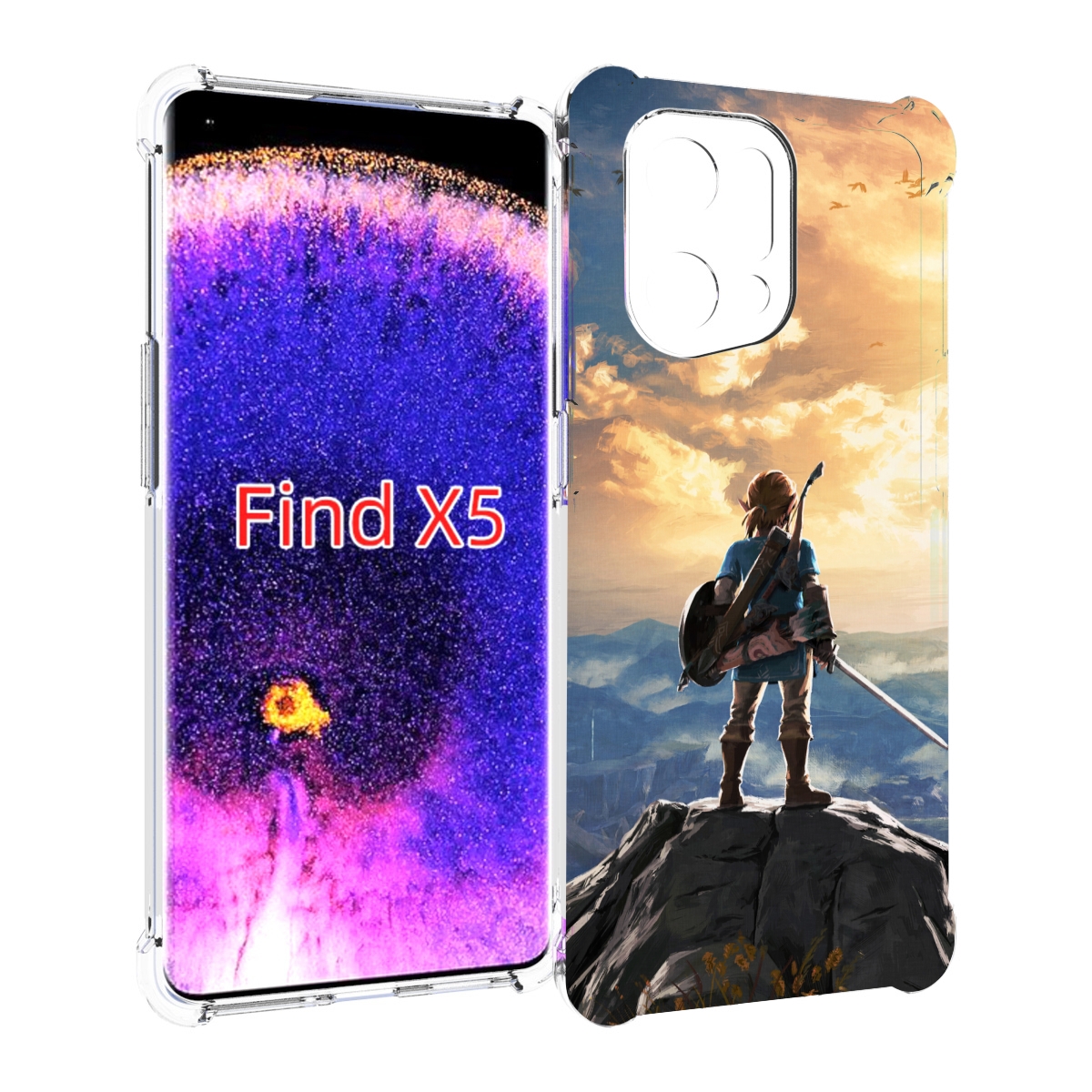 

Чехол MyPads The Legend of Zelda для Oppo Find X5, Прозрачный, Tocco