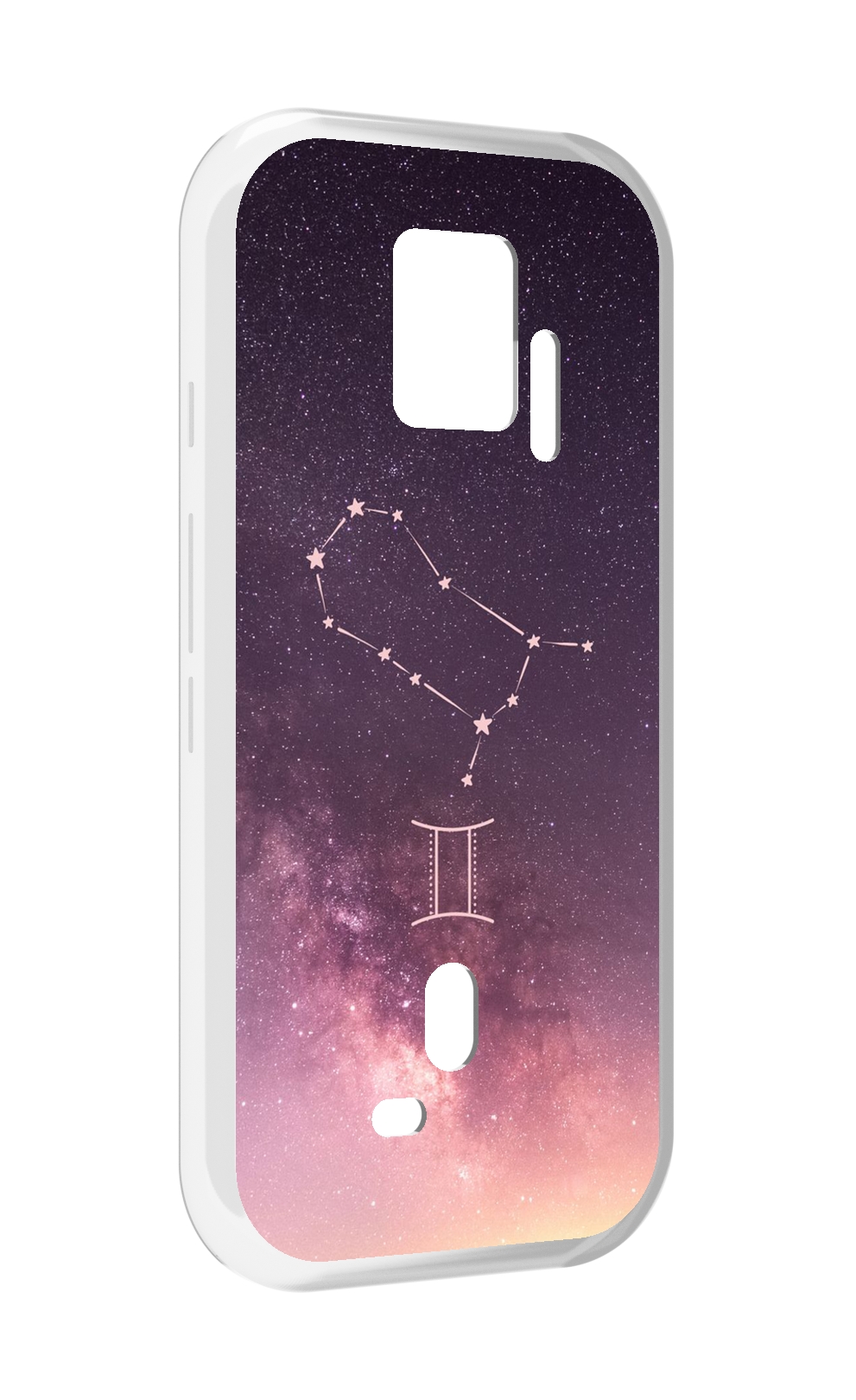 

Чехол MyPads знак зодиака близнецы 5 для ZTE Nubia Red Magic 7S Pro, Прозрачный, Tocco