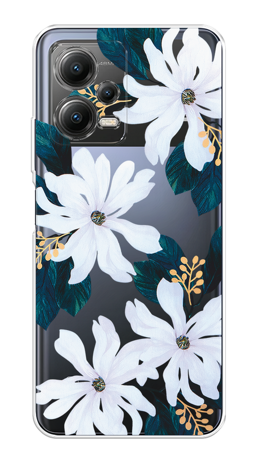 

Чехол на Xiaomi Poco X5 5G "Delilah Flower", Зеленый;белый, 317950-1