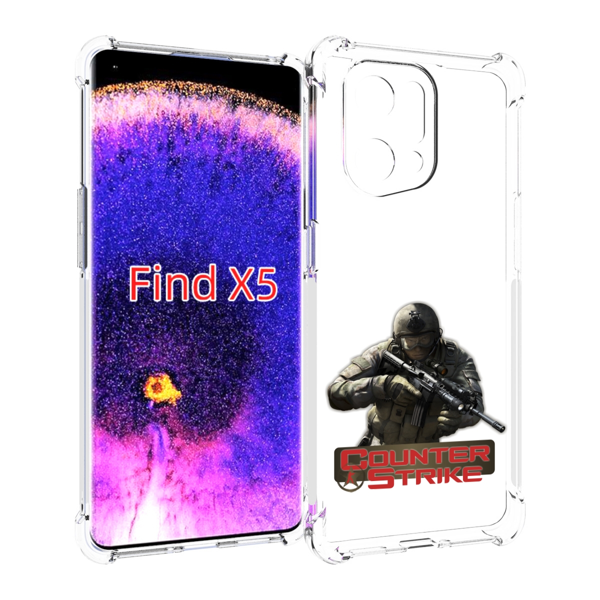 

Чехол MyPads Контра для Oppo Find X5, Прозрачный, Tocco