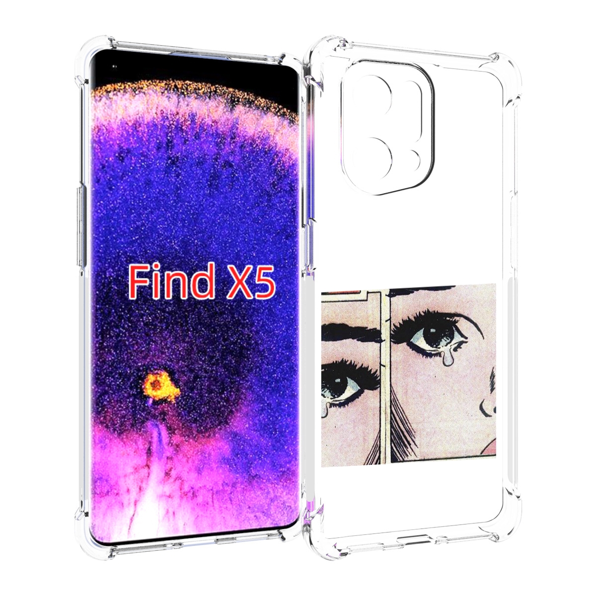 

Чехол MyPads Suicideboys - Radical Suicide для Oppo Find X5, Прозрачный, Tocco