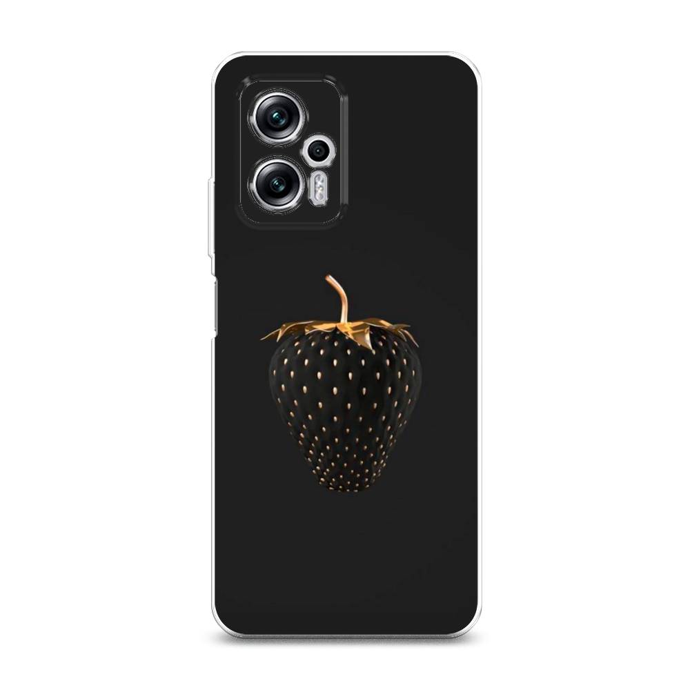 

Чехол Awog на Poco X4 GT "Черно-золотая клубника", Разноцветный, 315450-10