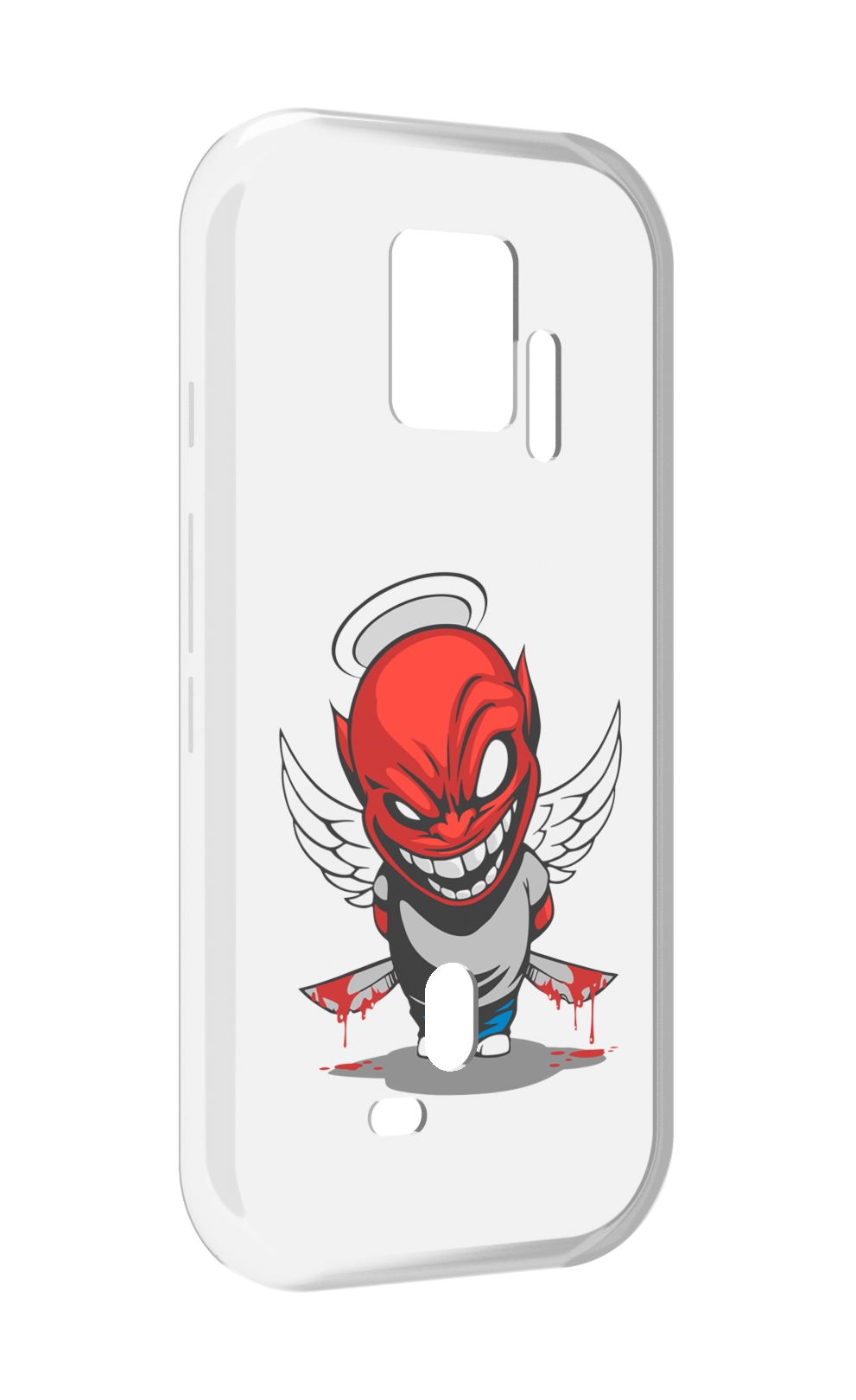 Чехол MyPads злой-ангел для ZTE Nubia Red Magic 7S Pro