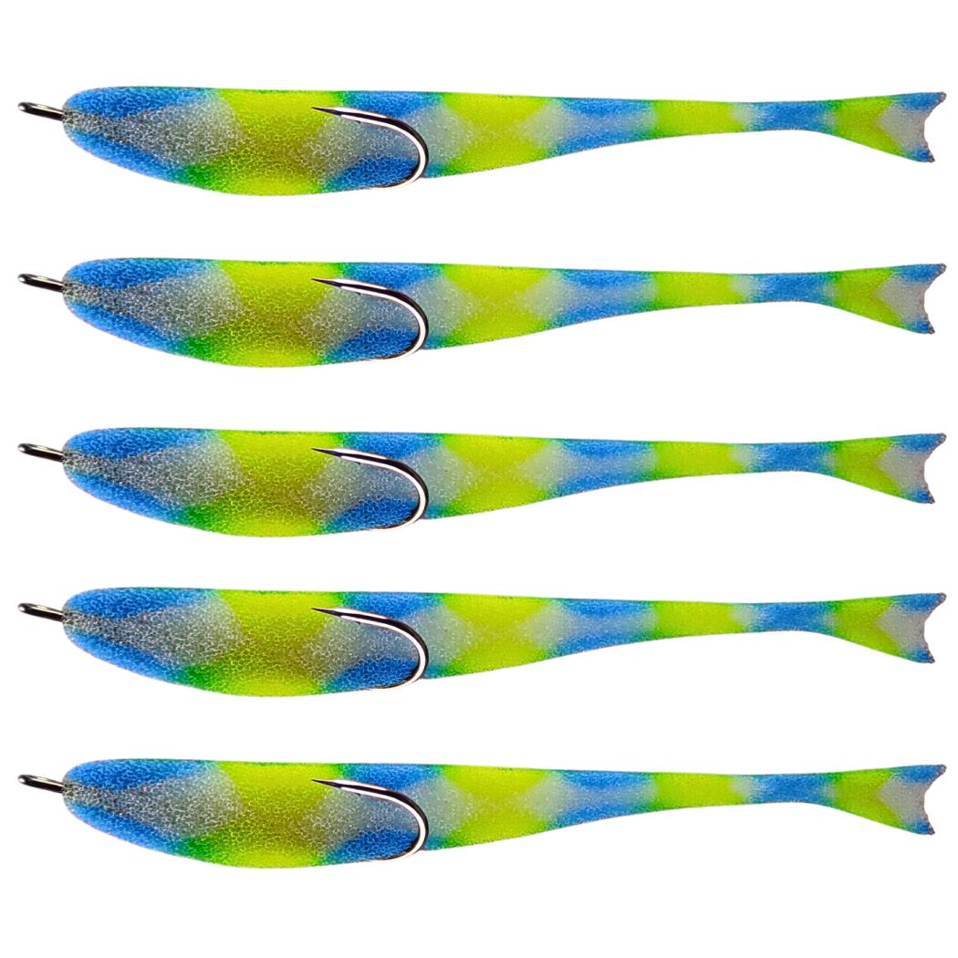 

Поролоновая рыбка Jig It 110 мм на двойнике цвет 121 5 шт, на двойнике