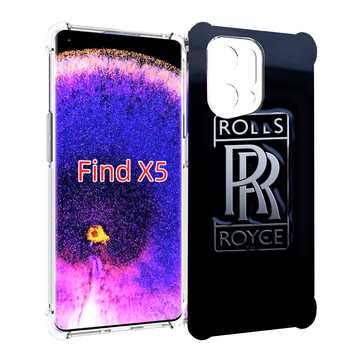 

Чехол MyPads Rolls Royce-3 мужской для Oppo Find X5, Прозрачный, Tocco