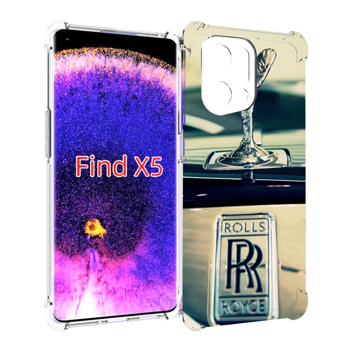 

Чехол MyPads Rolls Royce 1 для Oppo Find X5, Прозрачный, Tocco
