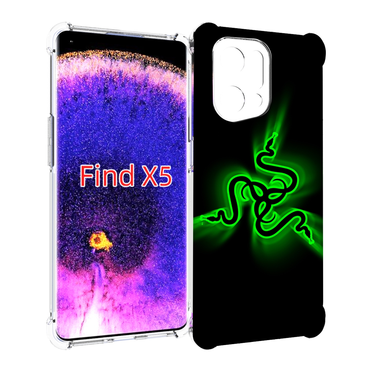 Чехол MyPads Razer для Oppo Find X5