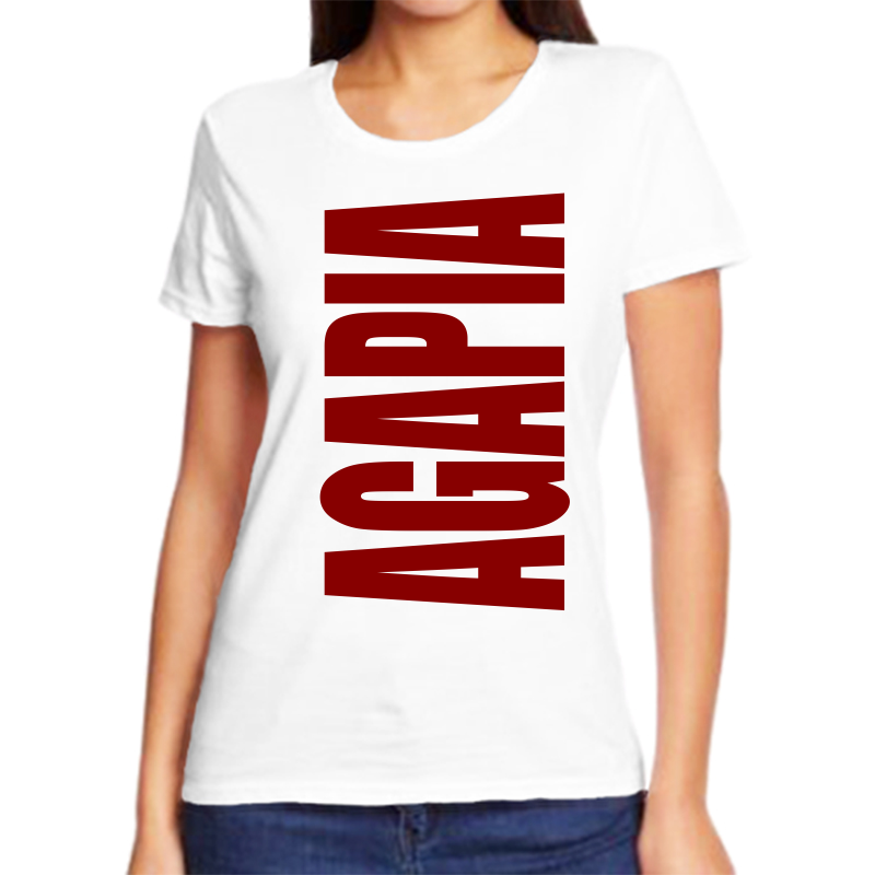 

Футболка женская NoBrand агапия белая XL, Белый, fzh_agapia