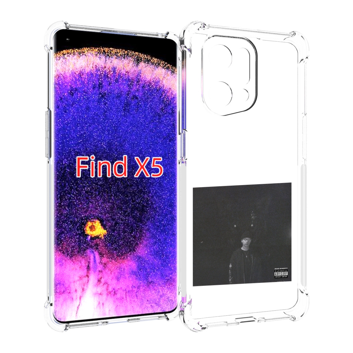

Чехол MyPads Phuneral Pharaoh для Oppo Find X5, Прозрачный, Tocco