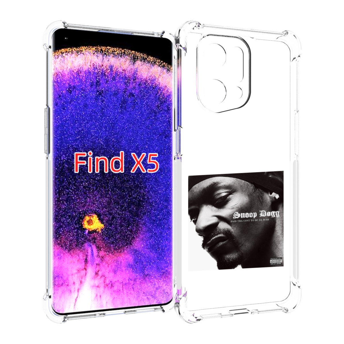 

Чехол MyPads PAID THA COST TO BE DA BOSS для Oppo Find X5, Прозрачный, Tocco