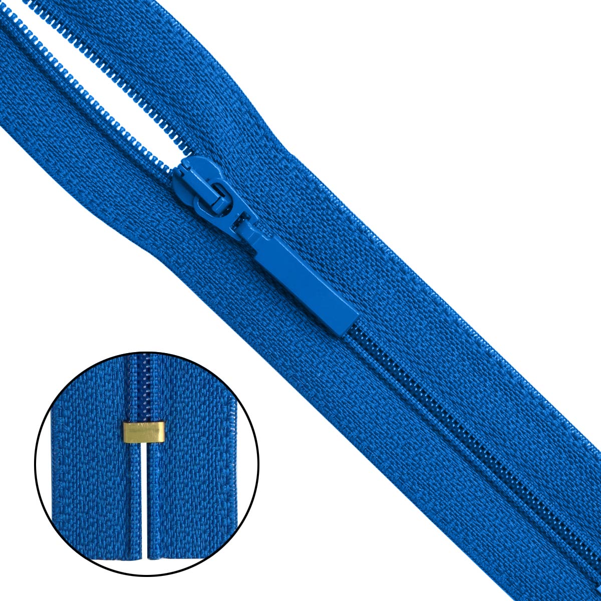 

Молния "витая" Т6 неразъемная, 18 см (SA60P-483) Arta-F (115 синий), 10 шт, 25318