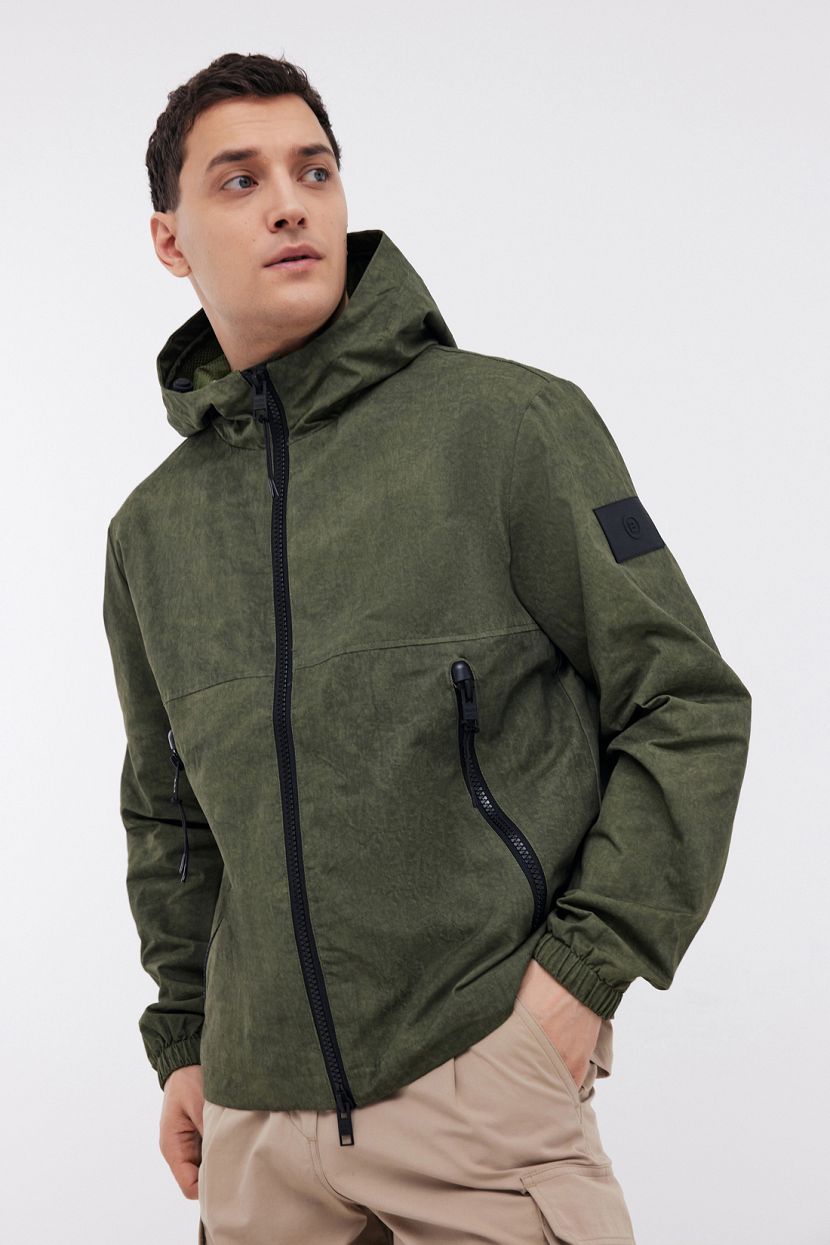 

Ветровка мужская Baon B6024003 зеленая 2XL, Зеленый, B6024003