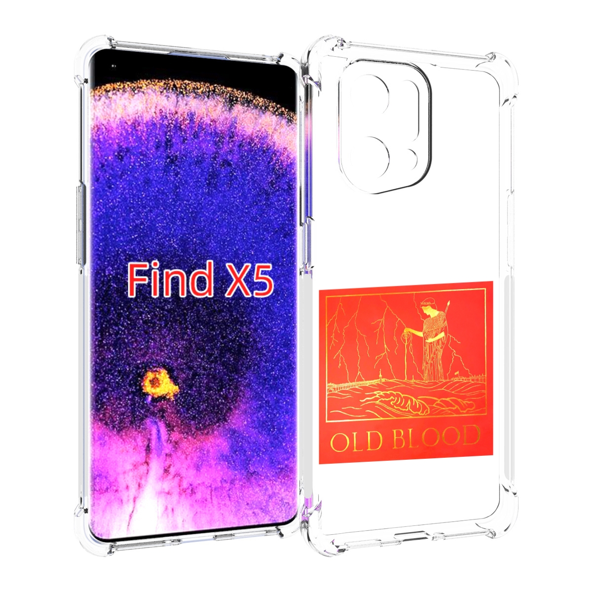 

Чехол MyPads Old Blood Boulevard Depo для Oppo Find X5, Прозрачный, Tocco