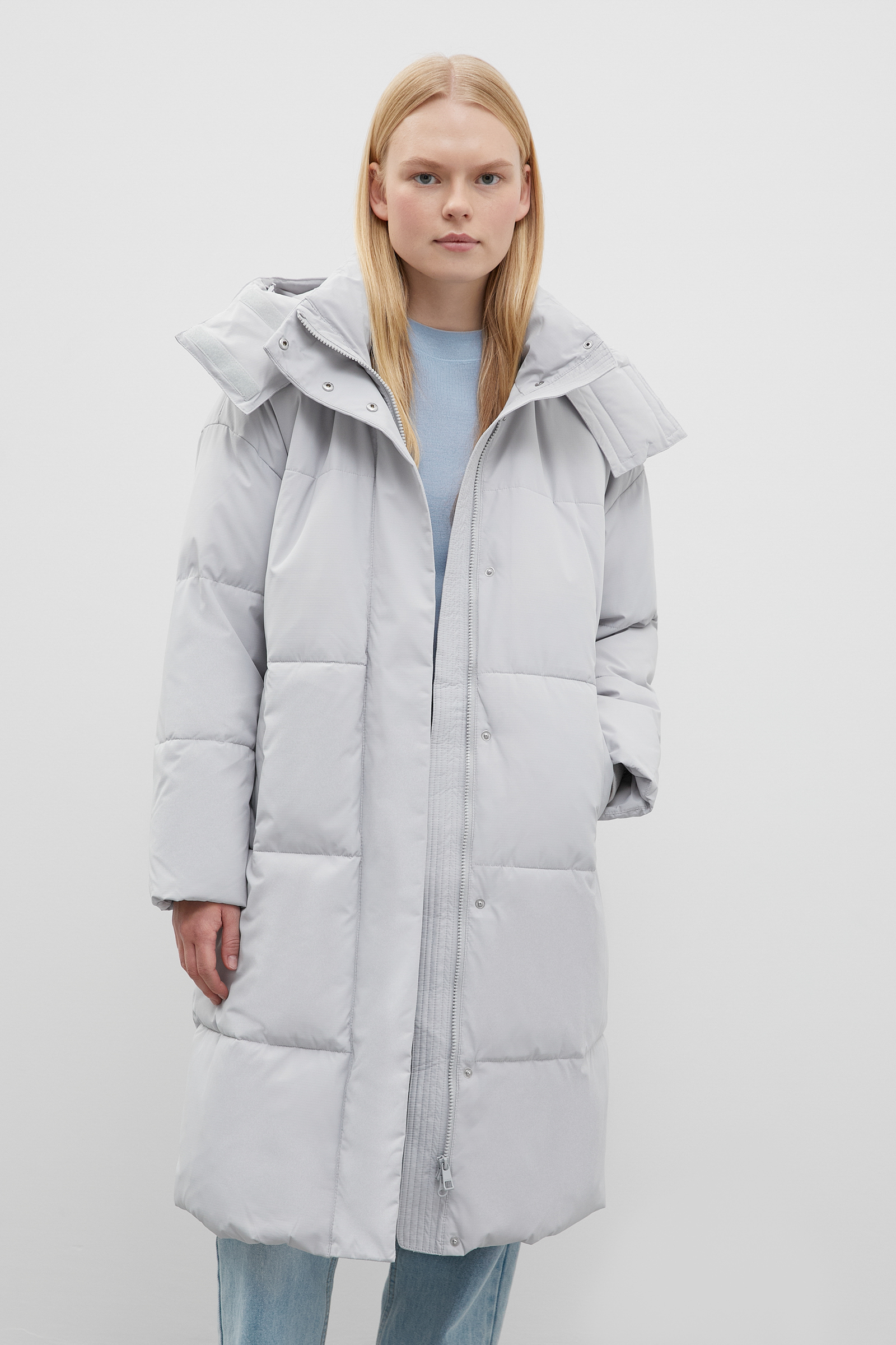 

Пальто женское H&M 1104047004 коричневое S (доставка из-за рубежа), Серый, FWC11013
