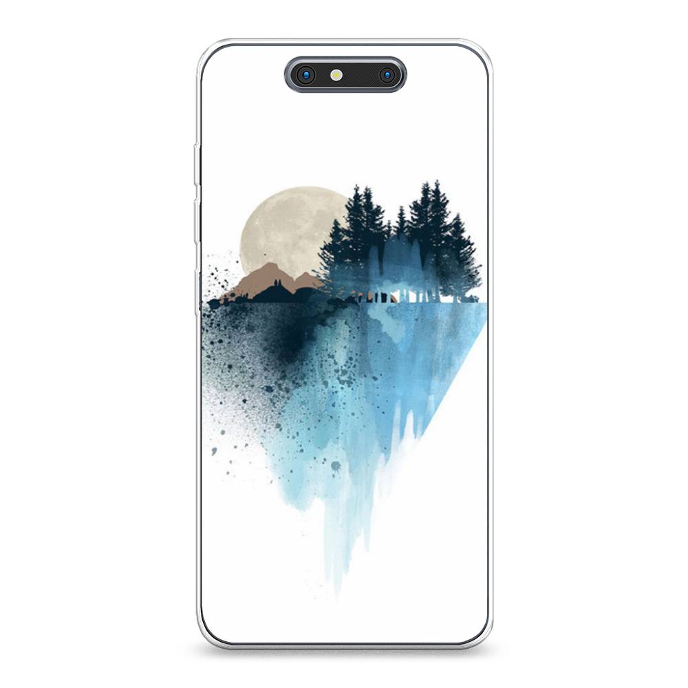 

Чехол Awog на ZTE Blade V8 / ЗТЕ Блэйд V8 "Горы 5", Разноцветный, 131250-4