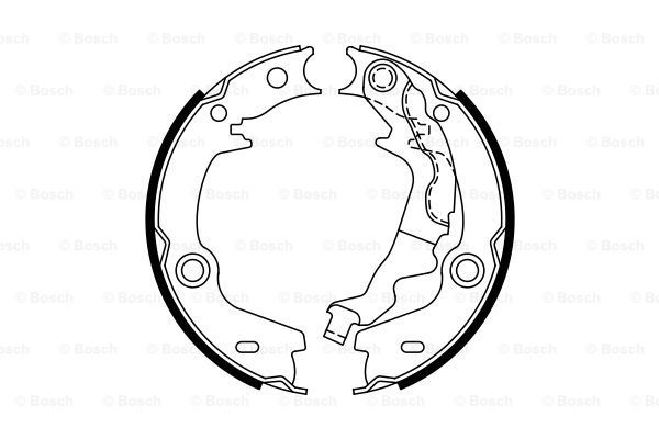 

Тормозные колодки Bosch дисковые 986487761