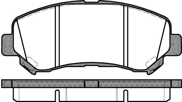

Тормозные колодки Remsa передние дисковые для Nissan Qahqai, X-Trail 2007- 131800