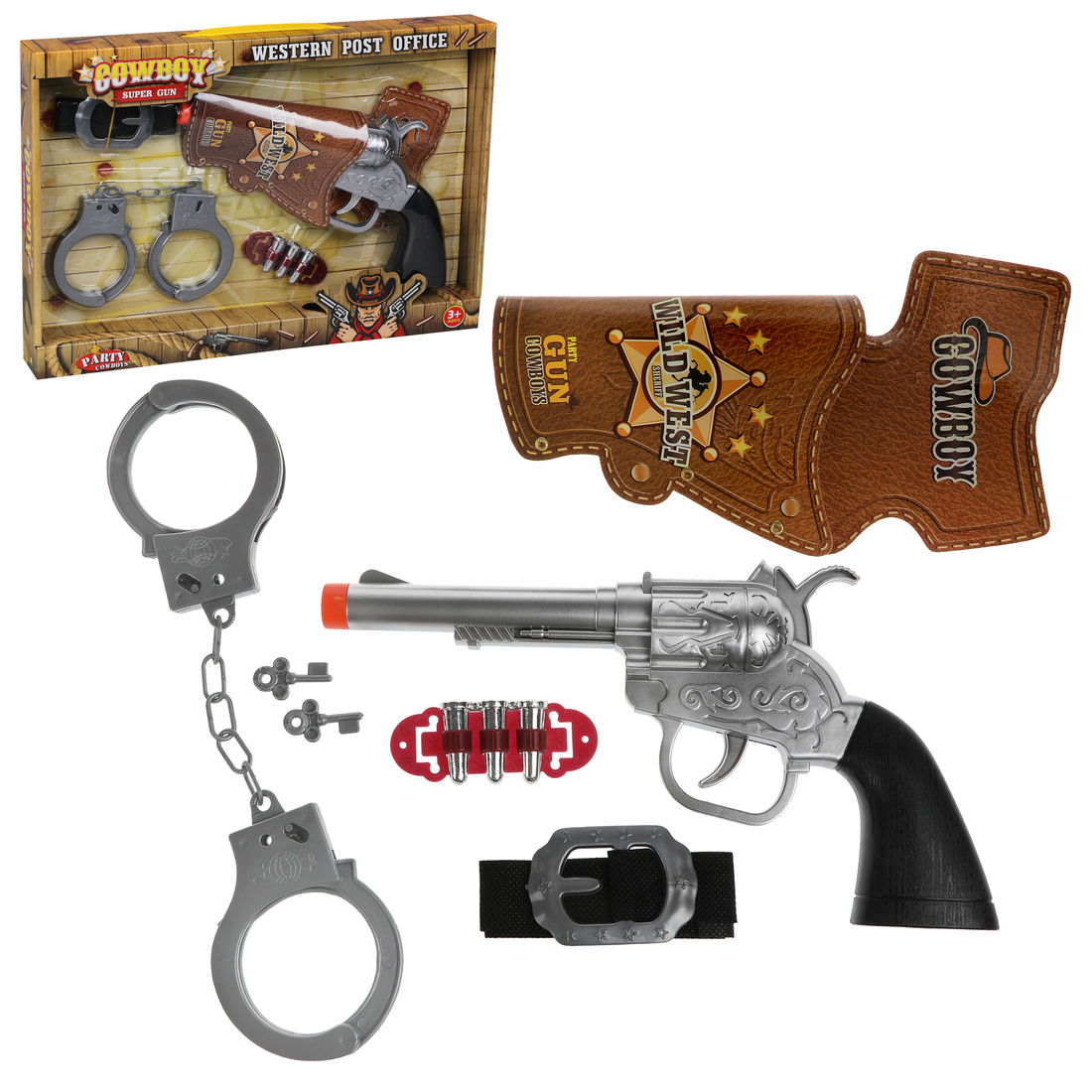 

Игровой набор Наша игрушка Ковбой, 7 предметов 666B