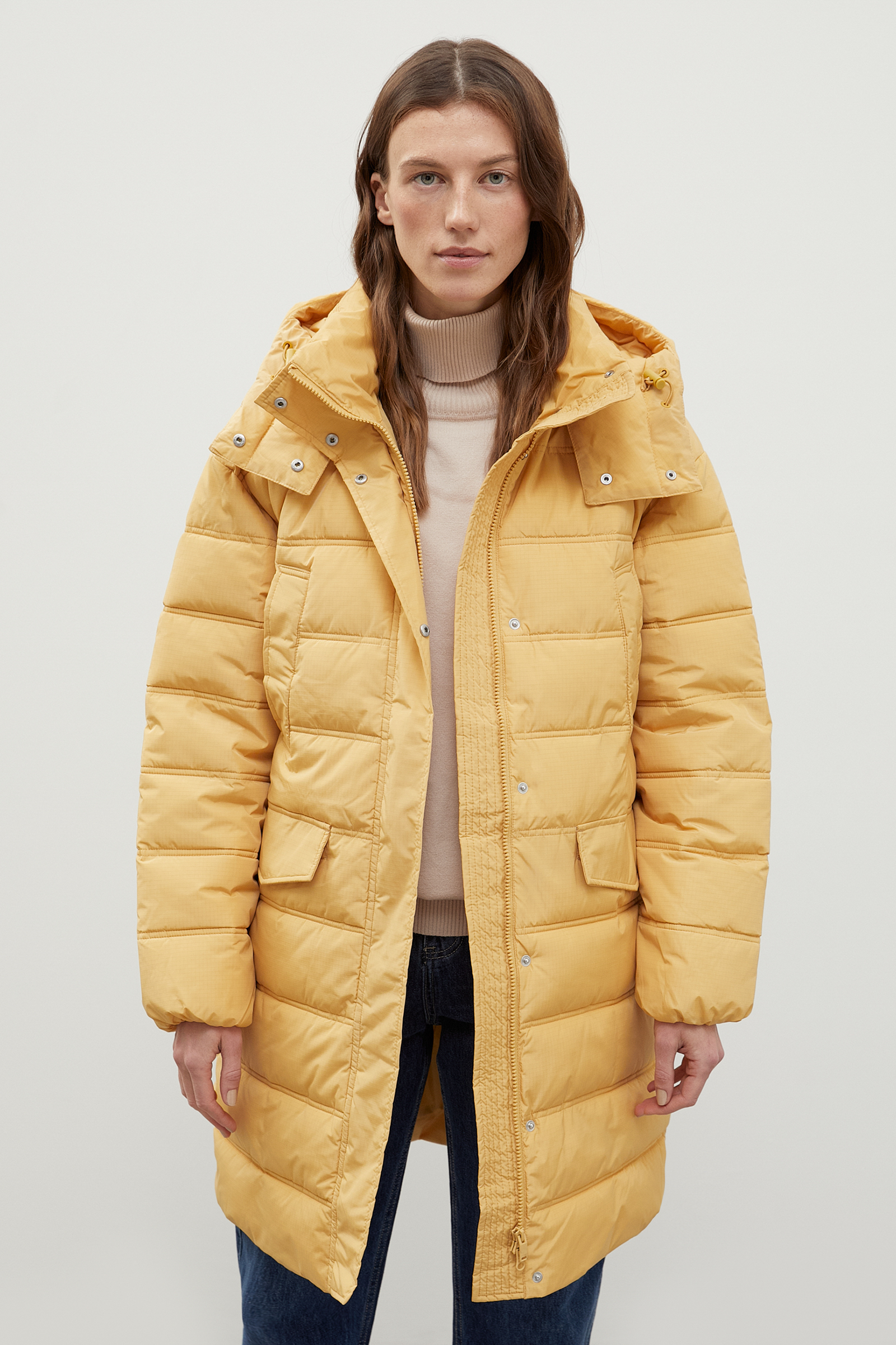 

Пальто женское H&M 1085549002 хаки L (доставка из-за рубежа), Желтый, FWC11055