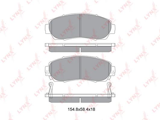 

Тормозные колодки LYNXauto передние дисковые для Honda CR-V III 06-12 BD3435