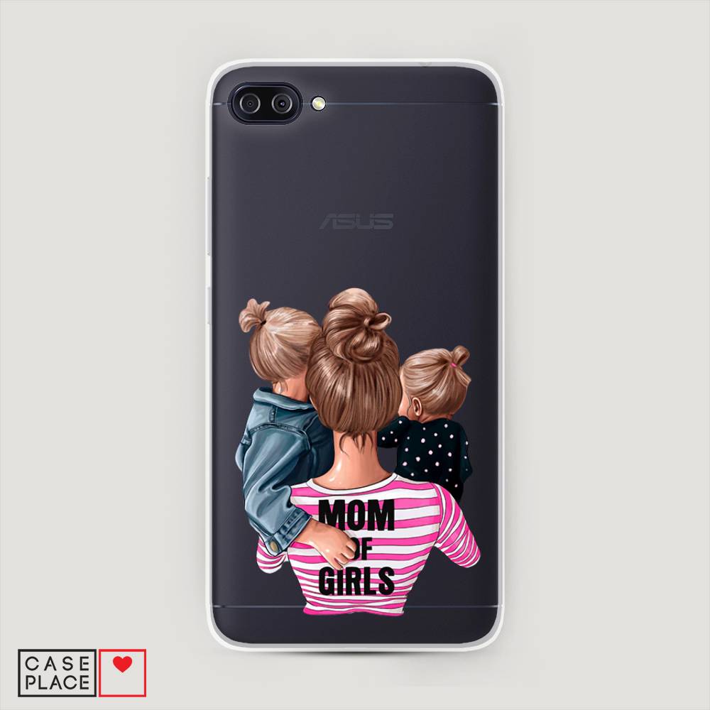 фото Чехол awog "mom of girls" для asus zenfone 4 max zc554kl