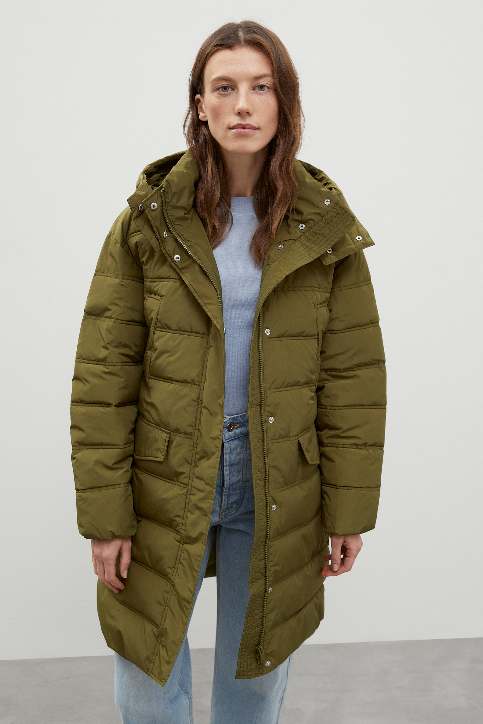 

Пальто женское H&M 1080817001 черное XL (доставка из-за рубежа), Хаки, FWC11055