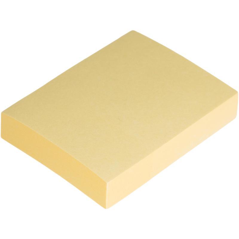 Клейкие закладки бумажные Attache Economy желтый по 100л 38х51мм 12 уп