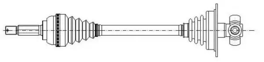 Полуось Metelli  170496 METELLI 170496