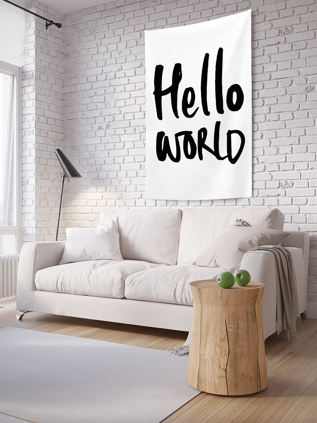 

Вертикальное фотопанно на стену JoyArty Восклицательное приветствие 100x150 см, Восклицательное приветствие