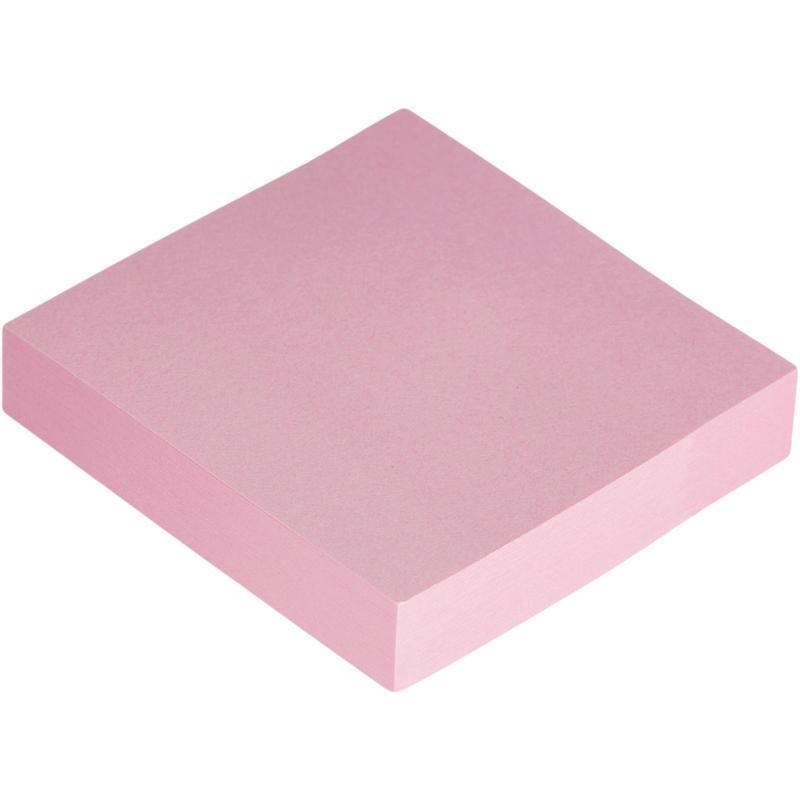 Клейкие закладки бумажные Attache Economy розовый по 100л 51х51мм 12 уп