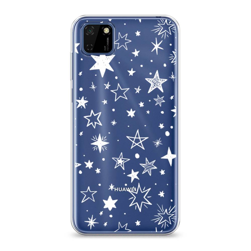 

Чехол Awog на Huawei Y5p "Звездочки графика белая", Прозрачный;белый, 6103750-7